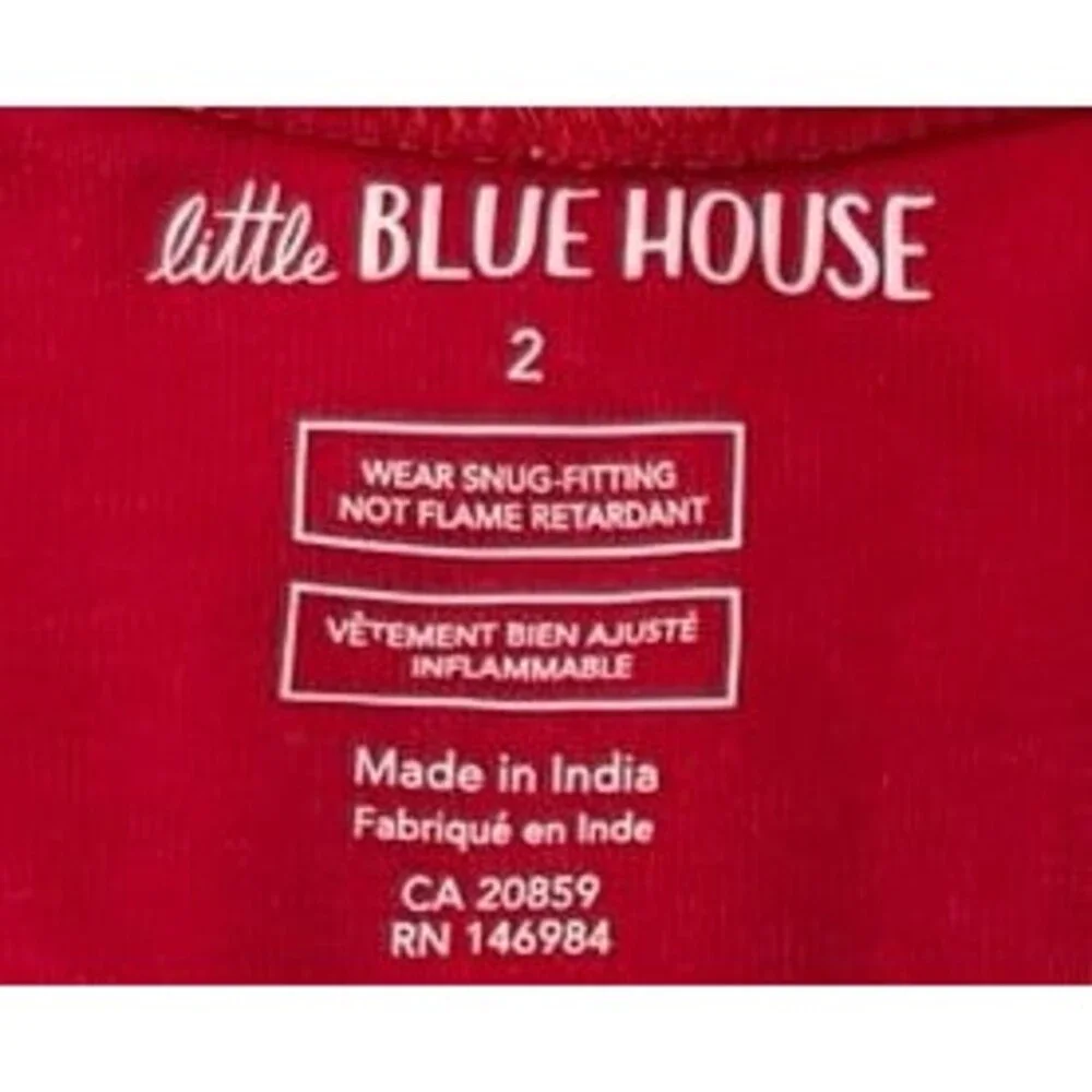 Little Blue House by Hatley Kids Union Suit Cream Fair Isle Size 2 New With Tag